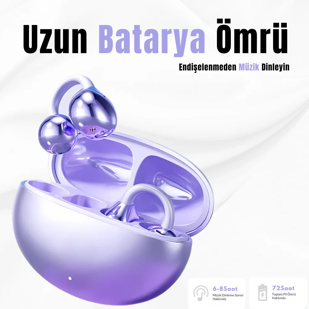 Vioara® – Klips Tasarımlı Kablosuz Kulaklık
